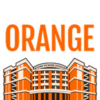 Orange And Black Cowboys Sticker by Oklahoma State University