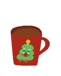 Happy Christmas Tree Sticker