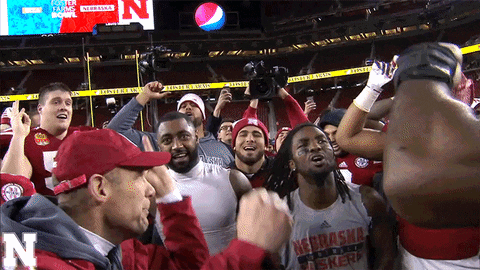 happy cheer GIF by Huskers