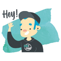 Ouh Hello Sticker by OuhPrint