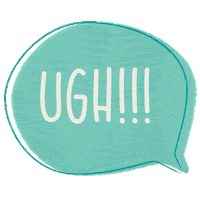 Speech Bubble Ugh Sticker by Art Gallery Fabrics