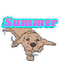 Dog Days Of Summer Sticker