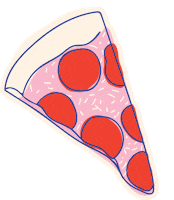 Pizza Rn Sticker by NR