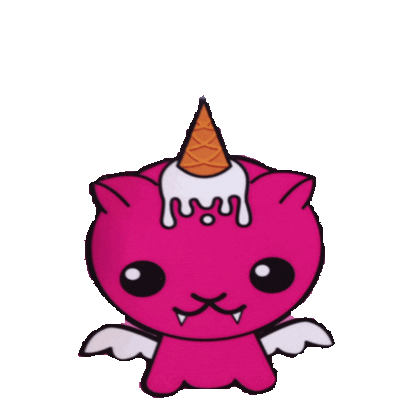 ice cream pink STICKER by imoji