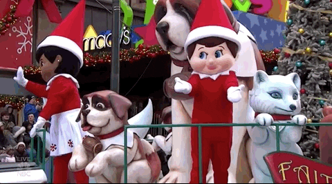 Macys Parade Elf GIF by The 96th Macy’s Thanksgiving Day Parade