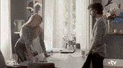 Couple Flirt GIF by Un si grand soleil