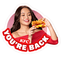 Youre Back Sticker by KFC Philippines
