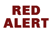 Red Alert Sticker by overtonecolor