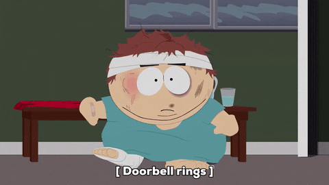 scared clyde donovan GIF by South Park 