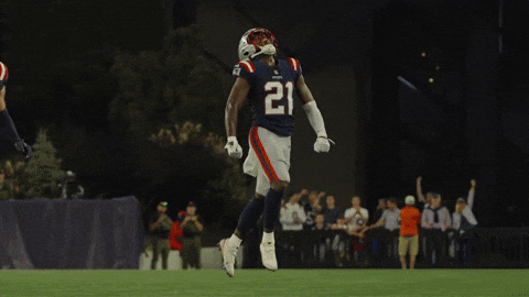 Football Celebration GIF by New England Patriots