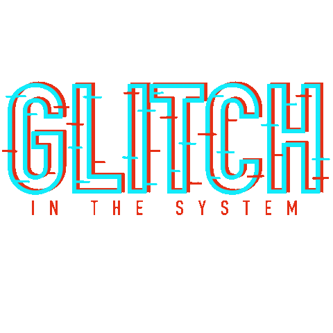 Glitch Simulation Sticker