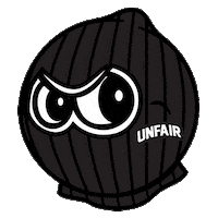 unfair_athletics mascot icon unfair no face Sticker