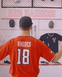 Isaiah Rhodes GIF by Texas Tech Baseball