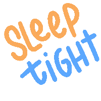 Sleepy Good Night Sticker by Demic