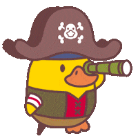 fomoduck nft duck metaverse looking Sticker