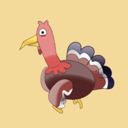 Turkey Run Christmas GIF by GT8Studios