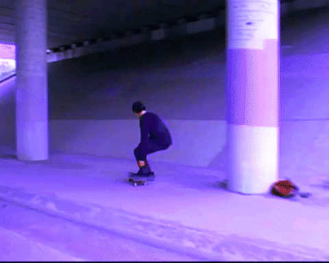 panoramaskateboards giphygifmaker vhs skateboarding skateboard GIF