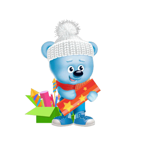 Bear Cracker Sticker by Nutrilak