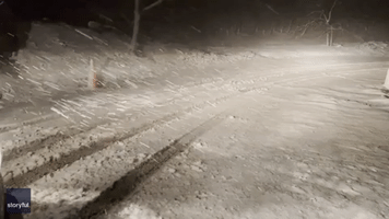 Winter Storm Brings Snow to Napa Valley