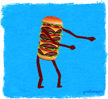 Fast Food Floss GIF by megan lockhart