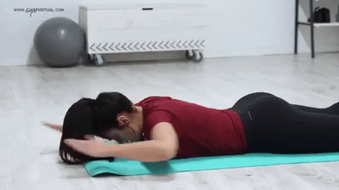 veronicalu7f8d giphygifmaker gymvirtual patry jordan contracciones de hombro GIF