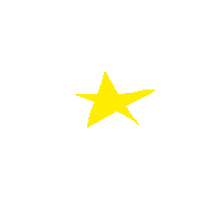 sterossetti space star night yellow Sticker