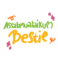 Bff Greeting Sticker