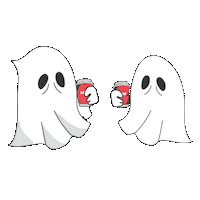 Halloween Ghost Sticker by JAGO COFFEE
