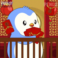Chinese New Year Penguin GIF by Pudgy Penguins