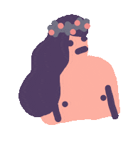 Girl Beauty Sticker by Sara Maese