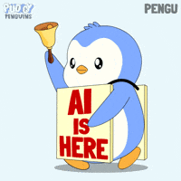 Artificial Intelligence Penguin GIF by Pudgy Penguins