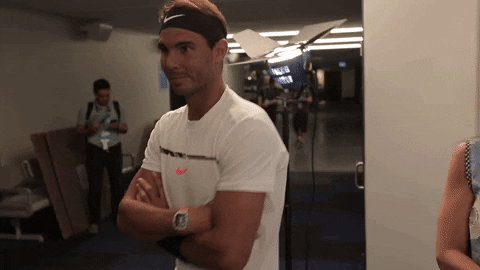 Rafael Nadal Reaction GIF by Australian Open