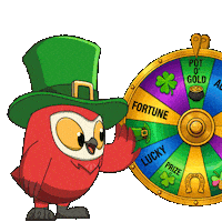 St Patricks Day Spin Sticker by birb