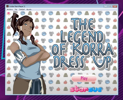 downloadhoy giphygifmaker descargar juego the legend of korra drees up GIF