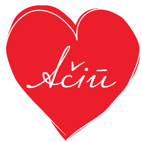 Heart Thank You Sticker by mazistebuklai