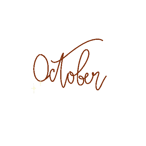 Fall October Sticker