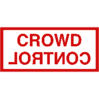 crowd stop it Sticker by Astralwerks