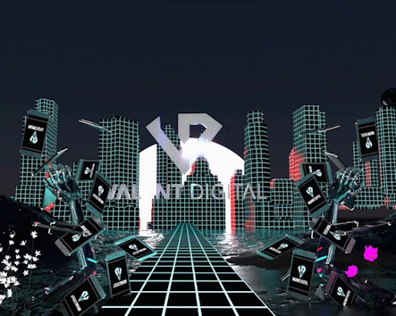 3d cyberpunk GIF by Valynt Digital