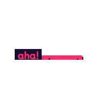 ahaworks moments aha works ahaworks Sticker