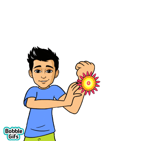 Brother Sister Sticker by Bobble