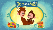 thisisteeandmo hug kids monkey toddler GIF