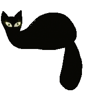 Cat Halloween Sticker