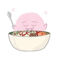 smileaways food eat yum korean Sticker