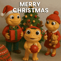 Merry Christmas Singing GIF by Turbo Toad