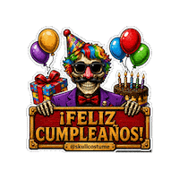 Skull Cumple Sticker