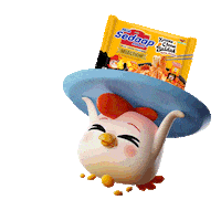 Happy Cheese Sticker by Wings Corporation