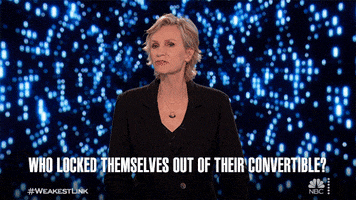 Jane Lynch You Are The Weakest Link GIF by NBC