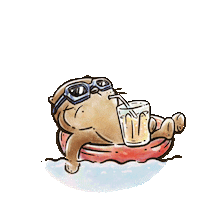 Drink Inspiring Sticker by The Otter Space