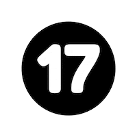 Number Blanco Sticker