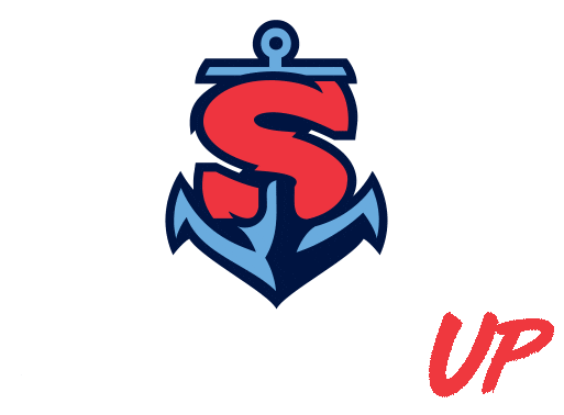 Anchor Up Sticker by Shippensburg University